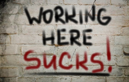 Working Here Sucks Concept