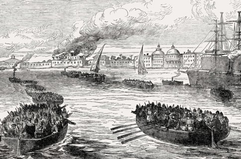 The Bombardment of Alexandria in Egypt by the British Mediterranean Fleet on 11-13 July 1882, From