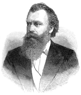Johannes Brahms, 1833-1897, German composer, pianist and conductor of Romanticism, Historische
