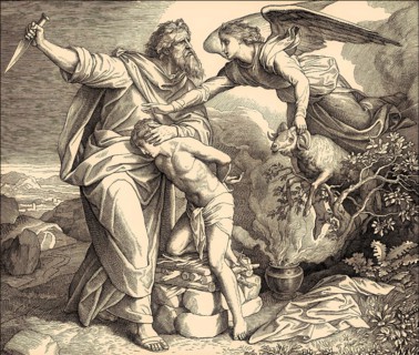 The Binding of Isaac, Old Testament, by Julius Schnorr von Carolsfeld, 1860