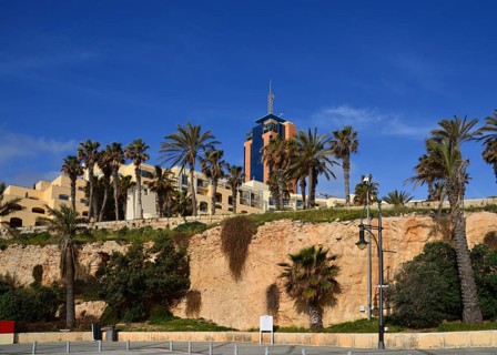 Marina Portomaso in the Town St. Julians on the Island Malta in the Mediterranean Sea