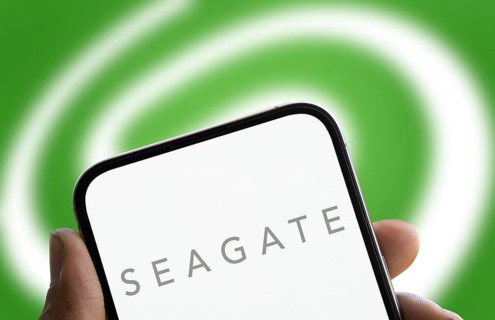 Dhaka, Bangladesh- 19 Jan 2025: seagate logo is displayed on smartphone. Seagate is an American