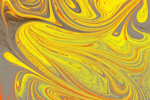 Ebru marble effect surface pattern design for print