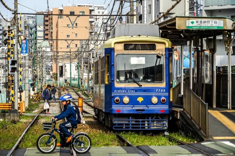 Image of Toden Arakawa Line. Shooting Location: Tokyo metropolitan area