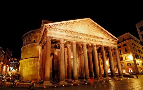 Pantheon, Italy, Rome, Piazza della Rotonda, Europe