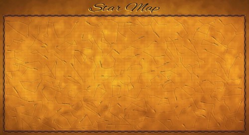 High detailed Star Map with names of constellations
