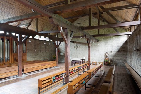 1979 - 1984 Conversion of the barn into a church