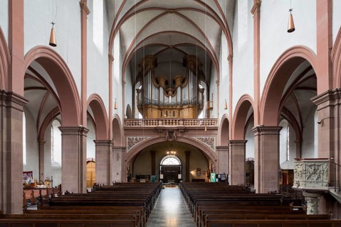 View of the Klais organ Church of St., Church of St., St., St., Saint