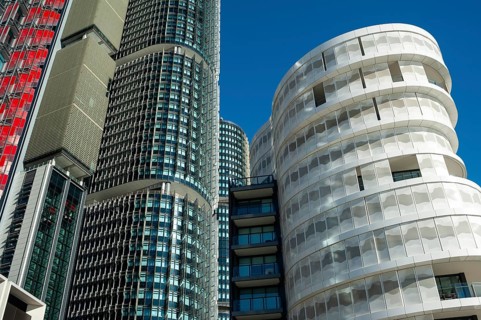 16 Sep 2018, Sydney, New South Wales, Australia, A view of modern residential buildings at Anadara