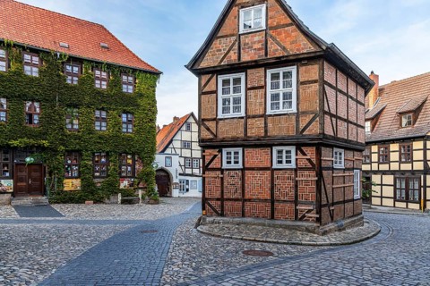 Half-timbered houses in Quedlinburg Harz