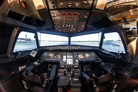 Cockpit of image. Shooting Location: Washington, DC