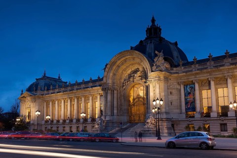 The facade of the Petit Palais, Museum of Fine Arts, Avenue Winston Churchill, Paris, Ile de