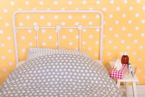 Bedroom from someone who is ill