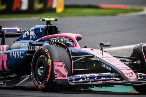 Jack Doohan of Australia drives the BWT Alpine F1 Team A525 Renault during third practice in the