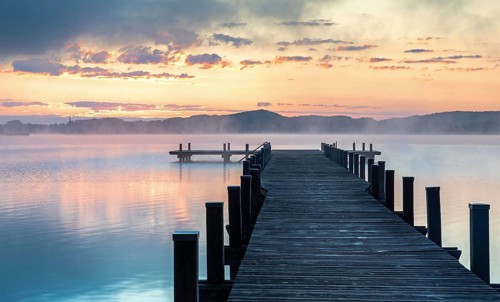 Dawn at Lake Wörth