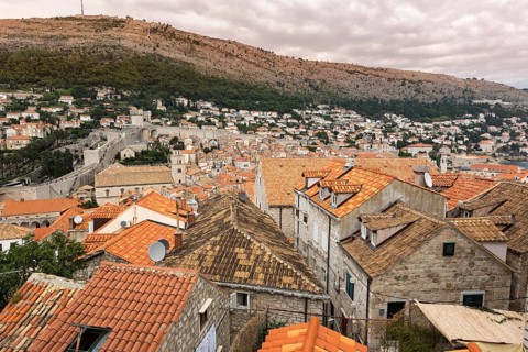 Historic buildings in Dubrovnik, Croatia, Europe