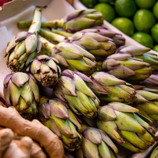 Fresh weekly market market vegetables Artichoke