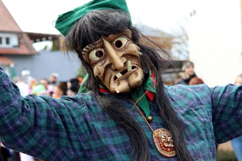 Large Swabian-Alemannic carnival parade
