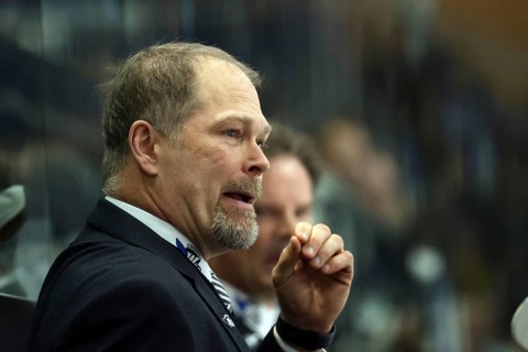 Head Coach / coach Steve Walker (SERC Wild Wings) at the DEL match 24-25, 51st Sept.: Schwenninger
