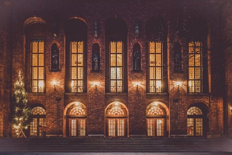Stockholm City Hall. Shooting Location: Sweden, Stockholm