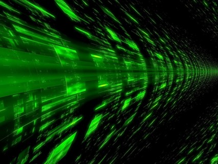 Technology background with motion blur effect - 3d illustration. Computer generated illustration -