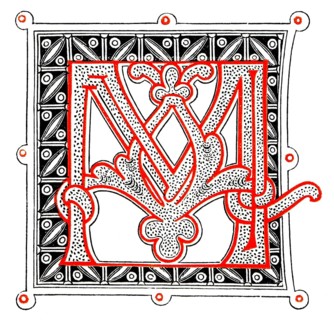 Decorated letters, Initials from the 11th century