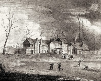 Pest house, Tothill Fields, Westminster, London, established in 1638