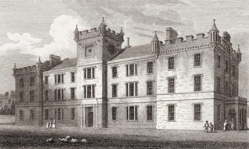 Gillespie Crescent, Gillespie's Hospital, Edinburgh, Scotland, 19th century, Views in Edinburgh by