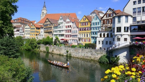 Punting trip on the Neckar in Tübingen