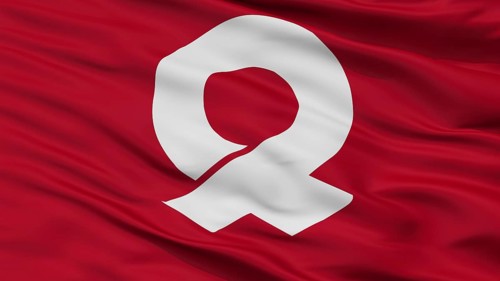 Sukumo City Flag, Country Japan, Kochi Prefecture, Closeup View, 3D Rendering