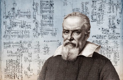 Galileo Galilei, 1564, 1642, Italian astronomer, handwritten scientific notes