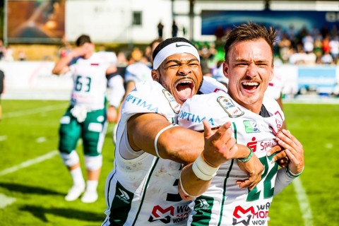 German Football League, Schwäbisch Hall Unicorns, Straubing Spiders in the Optima-Sportpark