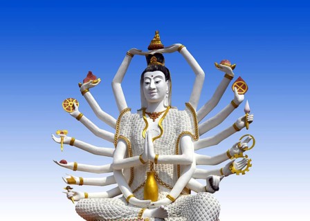 Indian goddess Guanyin, Ko Samui, Thailand, Koh Samui, Thailand, Asia