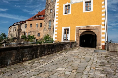 View of Hohnstein Castle Saxony