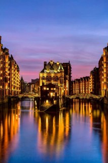 The Speicherstadt in Hamburg, city of Warehouses