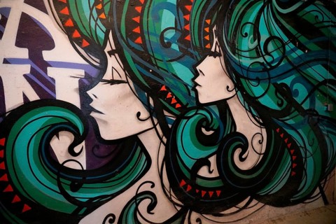 MAUSA VAUBAN, Museum of Urban Art and Street Art, Neuf-Brisach Fortress, France, Europe, Mural with