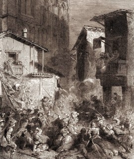 French troops at the siege of Freiburg, Franco-Dutch War, Dutch War, 1677