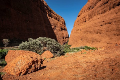 Kata Tjuta, formerly The Olgas, Walpa Gorge Area, Uluru-Kata Tjuta National Park, Northern