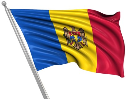 Flag of Moldova, This is a computer generated and 3d rendered image