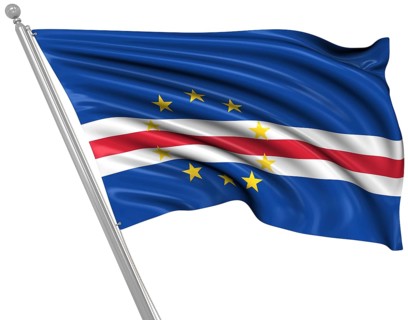 Flag of Cape Verde, This is a computer generated and 3d rendered image