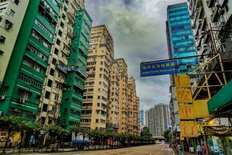 Hong Kong cityscape. Shooting Location: Hong Kong Special Administrative Region