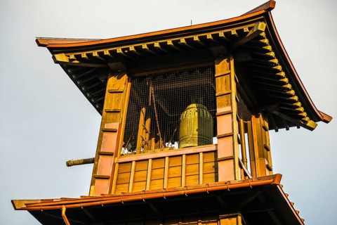 Bell at the time of Kawagoe and small Edo. Shooting Location: Saitama