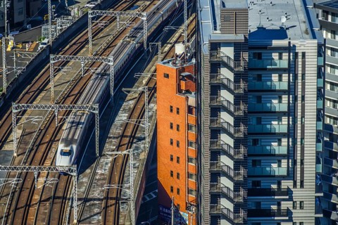 Streets of Sendai, Miyagi Prefecture and the Tohoku Shinkansen. Shooting Location: Sendai, Miyagi