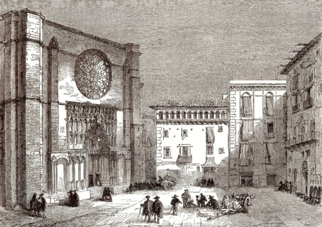 Santa Maria del Mar, Stadtteil Ribera, Barcelona, Spanien, 18. Jahrhundert