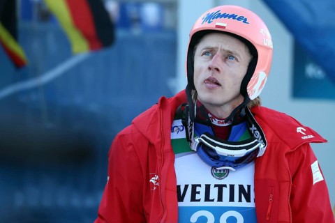 Dawid Kubacki (Poland /POL) at the qualification for the New Year's Ski Jumping of the 73rd Four