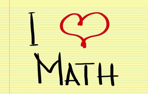 I Love Math Concept