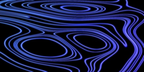 Neon Glow violet lines on a dark background, Glowing background