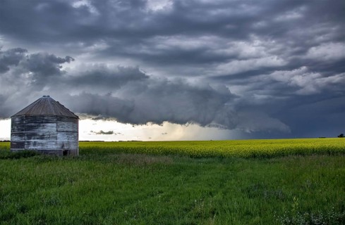 Prairie Storm Clouds Canada Saskatchewan Dramatic Summer