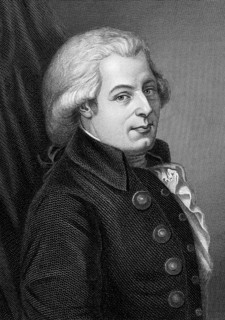 Wolfgang Amadeus Mozart (1756-1791) on engraving from 1857. One of the most significant and