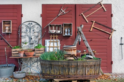 Collection of curiosities from the Mohren brewery inn in Leutkirch, Allgäu, Bavaria, Germany,